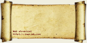 Jana Miljić vizit kartica